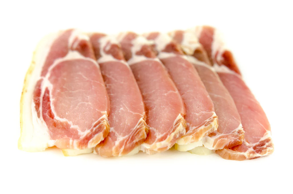 Plain Back Dry Cured Bacon. 6 slices per Pack approx 250g - **BEST SELLER** - Image 3