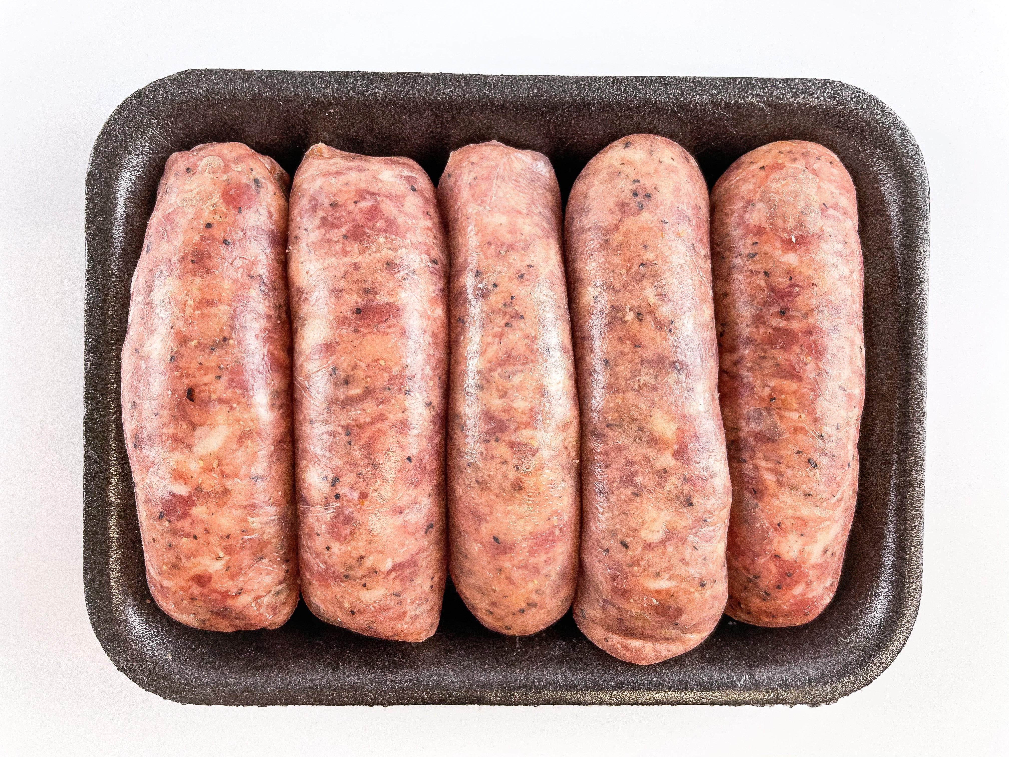 Pork and Cracked Black Pepper Sausage x 6 - Image 3