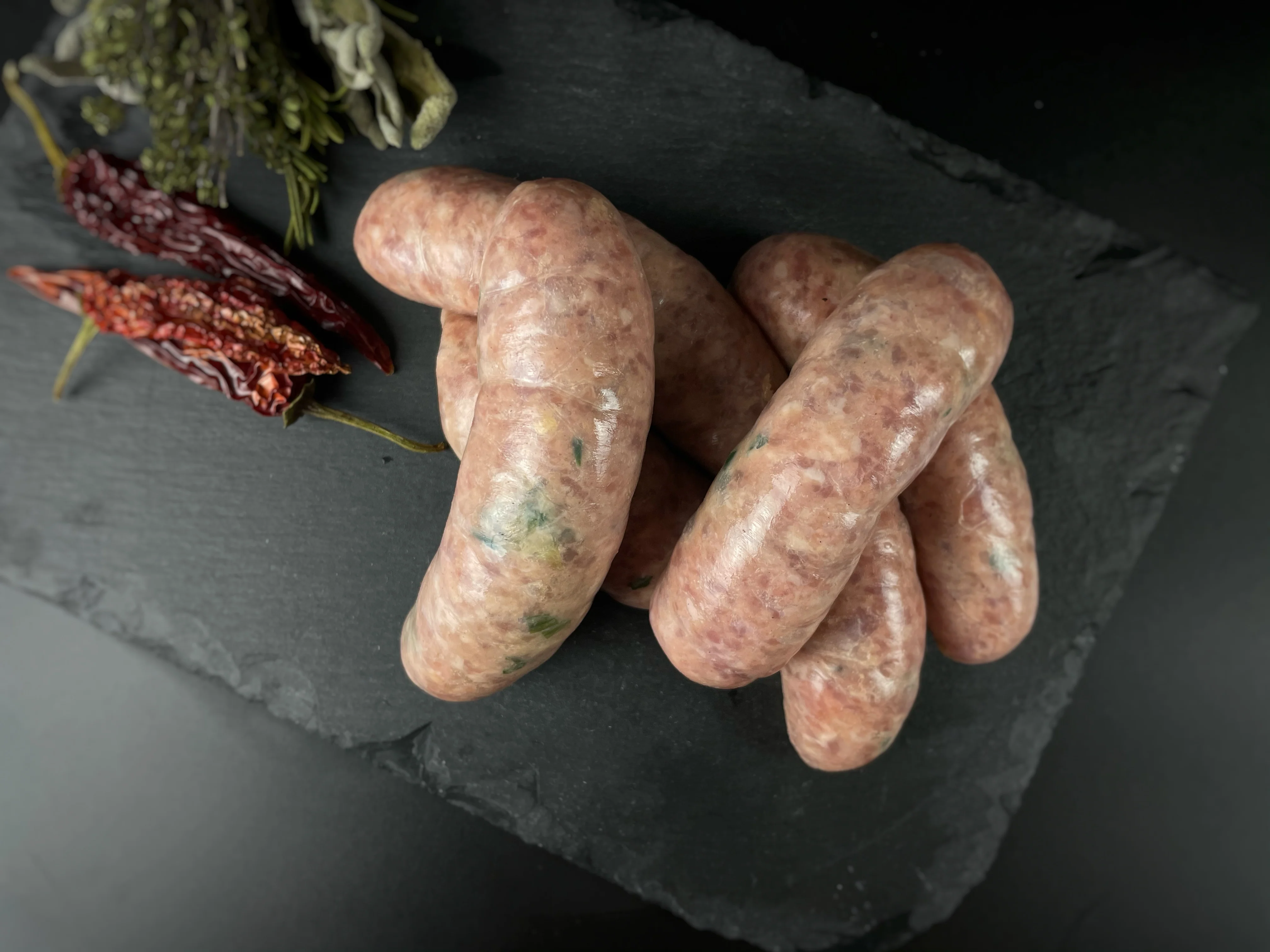 Pork and Leek Sausage x 6 - Image 4