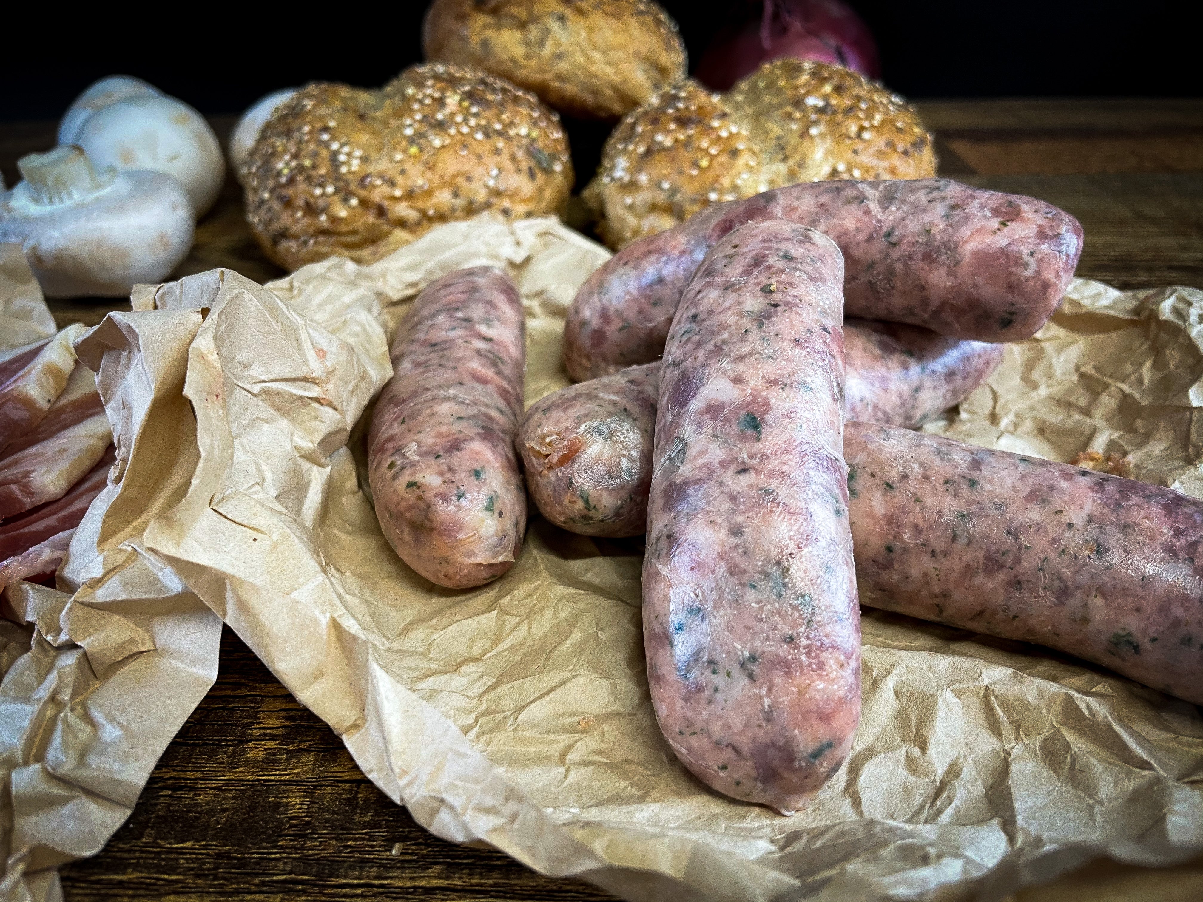 Pork and six herb sausage 6 per Pack - Image 3