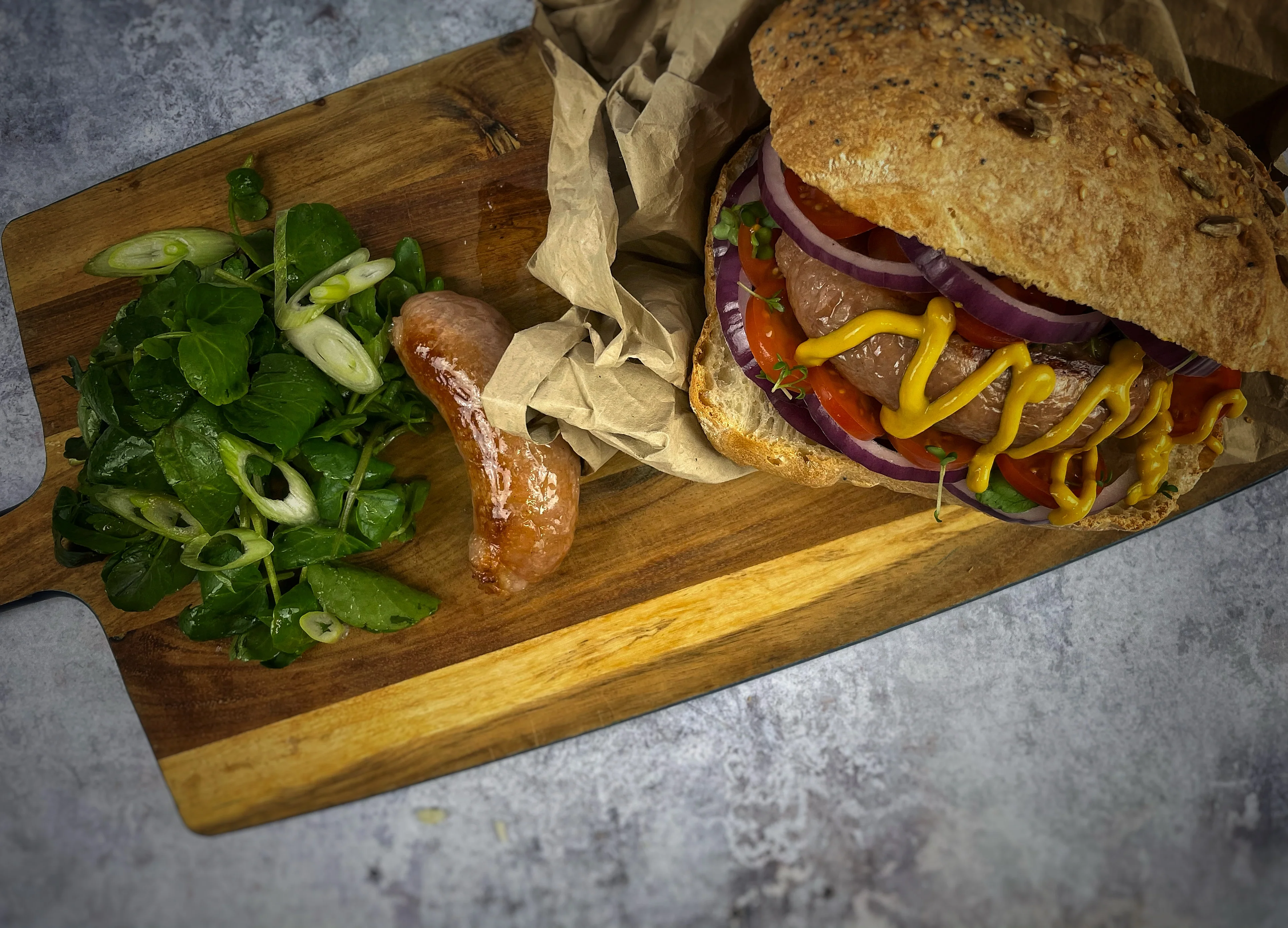 Pork, Wild Boar and Caramelised Onion Sausage 5 per pack - Image 3