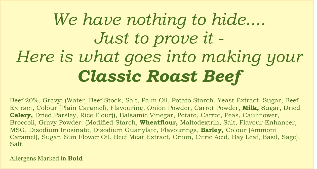 Classic Roast Beef, Vegetables, Roast Potatoes & Gravy - Image 5